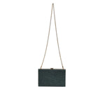 Dolce & Gabbana Black Leather Clutch Evening Crossbody Bag BAG1620