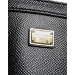 Dolce & Gabbana Black Leather Miss Escape Shopping Tote Bag BAG4057