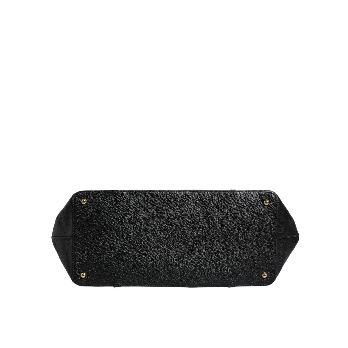 Dolce & Gabbana Black Leather Miss Escape Shopping Tote Bag BAG4057