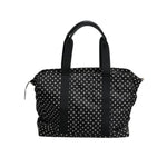 Dolce & Gabbana Black PolkaDot Nylon Shoulder Baby Tote Diaper Bag
