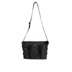 Dolce & Gabbana Black PolkaDot Nylon Shoulder Baby Tote Diaper Bag