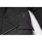 Woolrich Black Hooded Long Sleeves Fur Shearling Coat Jacket JKT41210-46