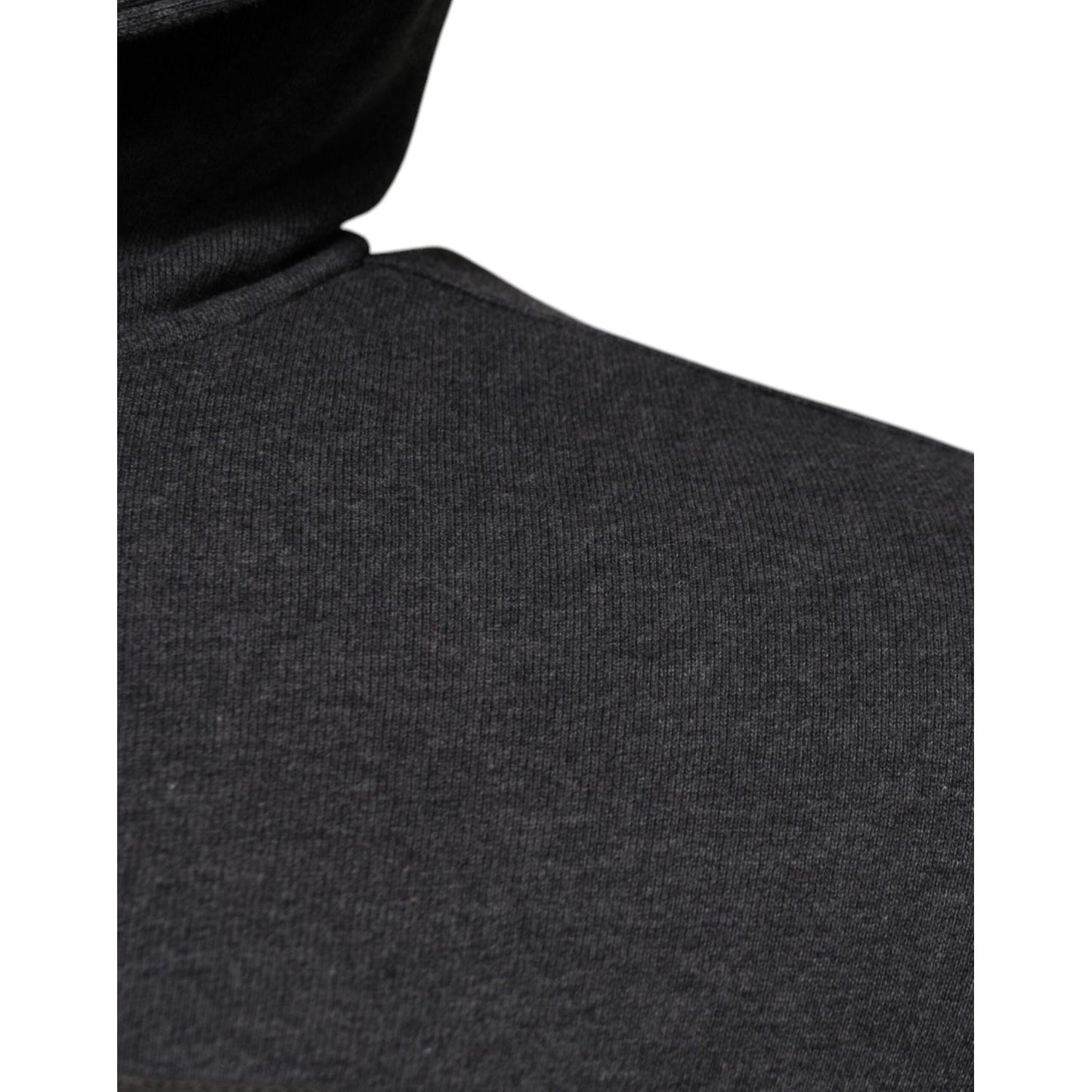 Dolce & Gabbana Gray Logo Full Zip Hooded Sweatshirt Sweater TSH878552-46