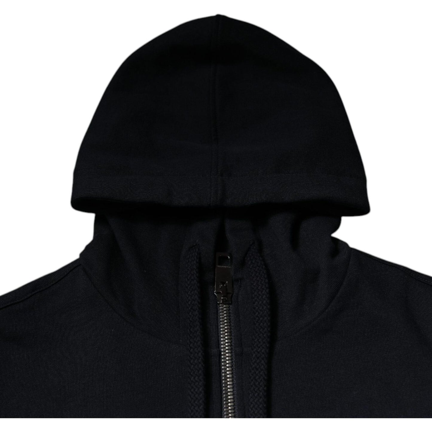 Dolce & Gabbana Blue Logo Full Zip Hooded Sweatshirt Sweater TSH878553-46