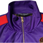 Dolce & Gabbana Purple Year Of The Pig Full Zip Bomber Sweater TSH878560-54