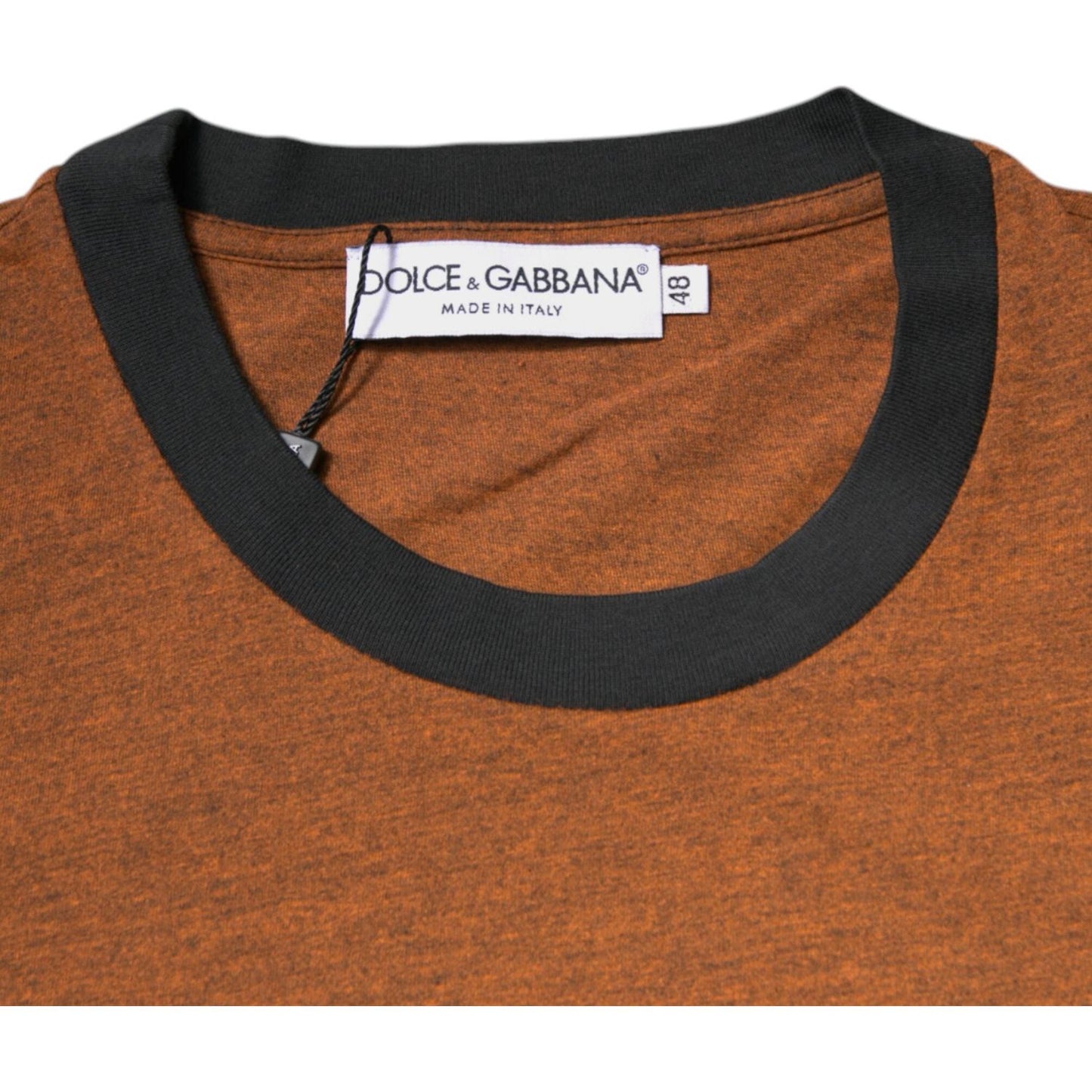 Dolce & Gabbana Brown DG Logo Polyester Crew Neck T-shirt TSH878562-48