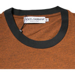 Dolce & Gabbana Brown DG Logo Polyester Crew Neck T-shirt TSH878562-48