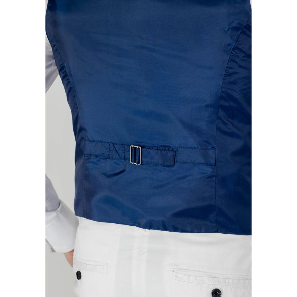 Only & Sons Blue Polyester Waistcoat ON-13385600126-IT48 | M