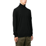 Stone Island Black Wool Men Sweater ST-14709-XXL