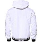 Dolce & Gabbana White Full Zip Hooded Sweatshirt Sweater TSH87200-50