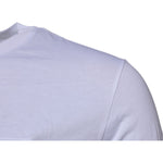 Dolce & Gabbana White Logo Plaque Cotton Crew Neck T-shirt TSH90041-44