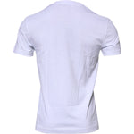 Dolce & Gabbana White Logo Plaque Cotton Crew Neck T-shirt TSH90041-44