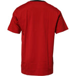 Dolce & Gabbana Red Logo Crown Cotton Crew Neck T-shirt TSH90050-44