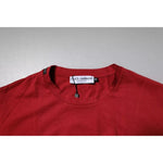 Dolce & Gabbana Red DG Logo Cotton Crew Neck T-shirt TSH90051-46