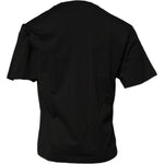 Dolce & Gabbana Black DG Logo Cotton Crew Neck T-shirt TSH90056-48