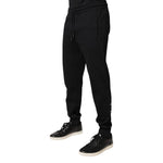 Dolce & Gabbana Black Cotton Jogger Jogging Pants PAN76017-46
