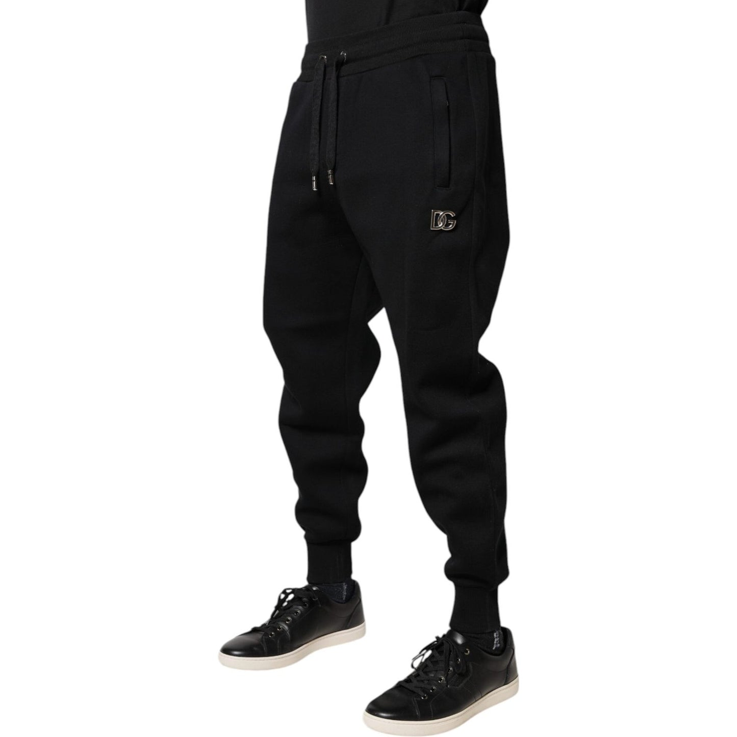 Dolce & Gabbana Black Modal Jogger Jogging Pants PAN76020-48