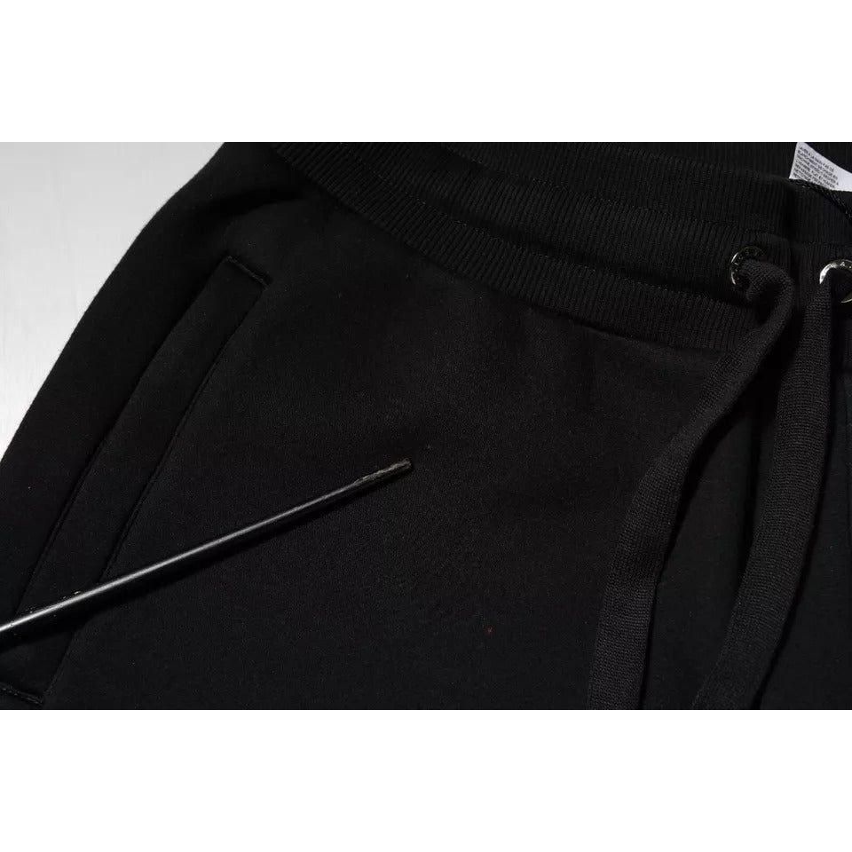 Dolce & Gabbana Black Modal Jogger Jogging Pants PAN76020-48