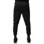 Dolce & Gabbana Black Cotton Blend Jogger Sweatpants Pants PAN76037-44