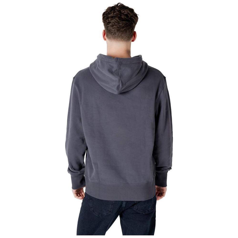 Calvin Klein Jeans Gray Cotton Hoody CA-16502400153-IT48 | L