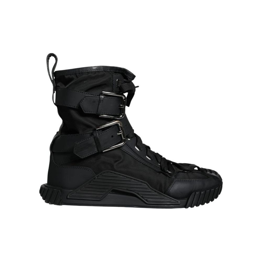 Dolce & Gabbana Black Nylon Sneaker DO-1051-EU38/US8
