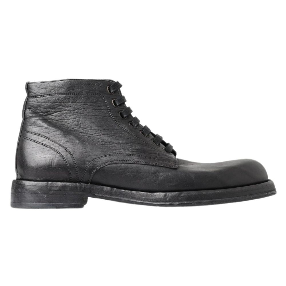 Dolce & Gabbana Black Leather Boot