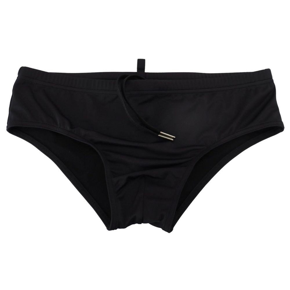 Dsquared² Black Polyamide Swimwear DS-1104-IT48 | M