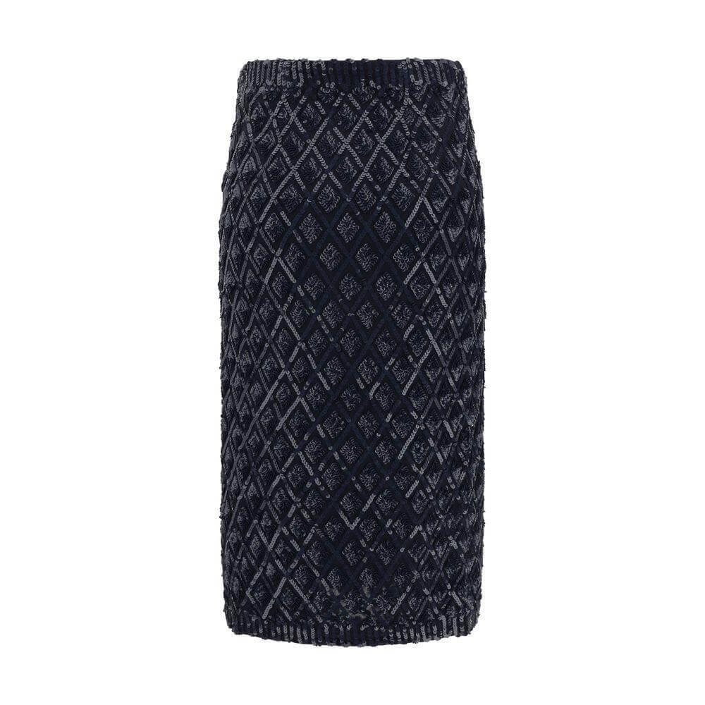 P.A.R.O.S.H. Sequined midi Skirt PA-D621510012-M