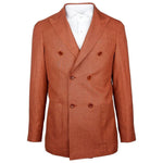 Made in Italy Brown Linen Blazer