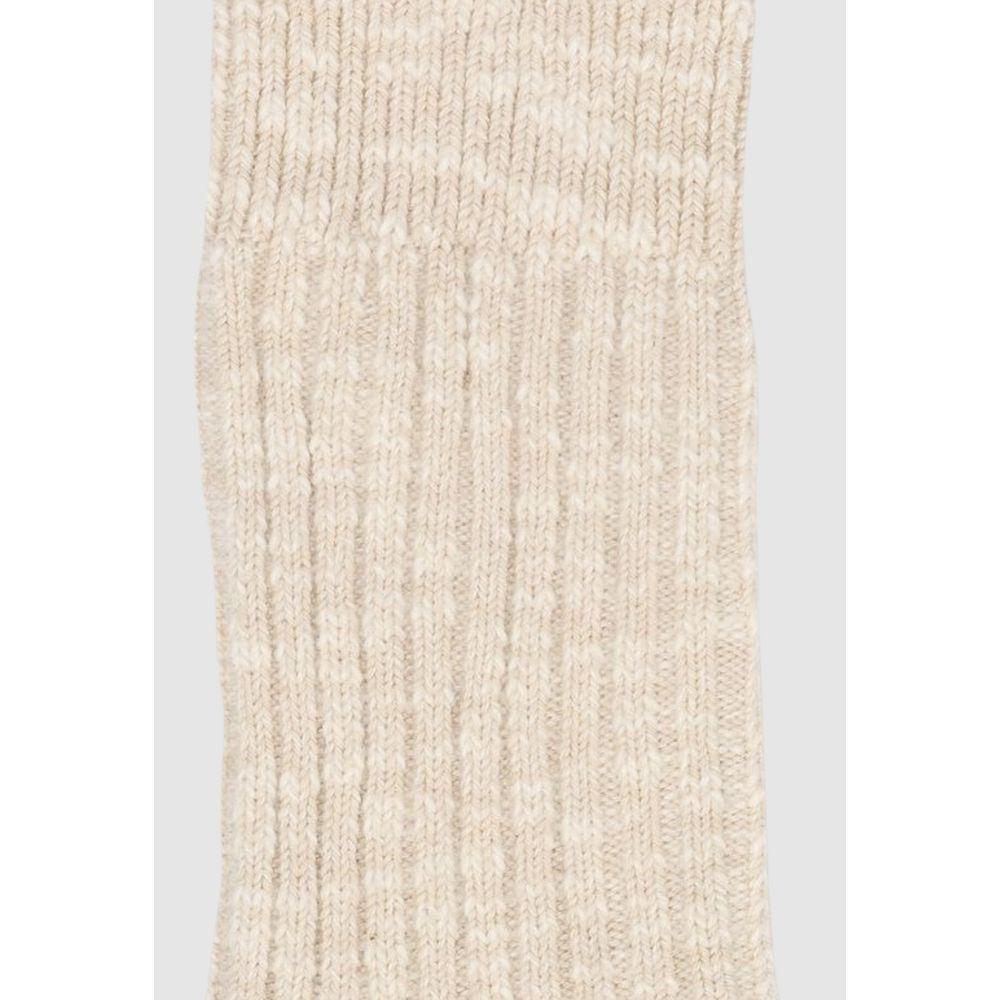 Birkenstock Beige Cotton Sock BI-14703500127-39-41