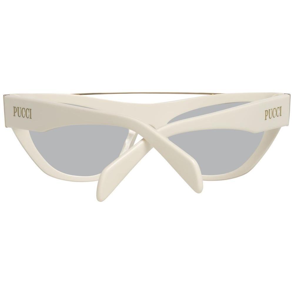 Emilio Pucci White Metal Sunglasses EPEP01115521AAC