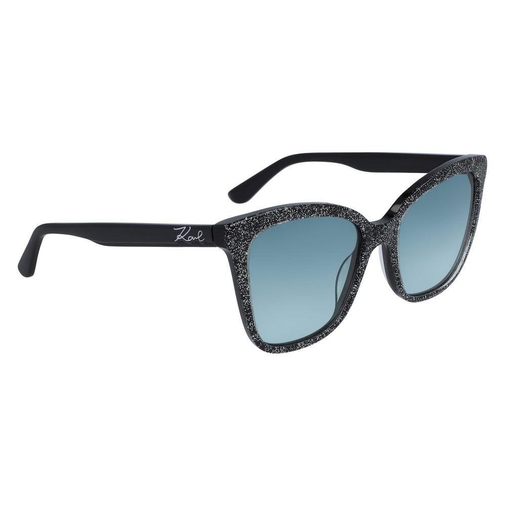 Karl Lagerfeld Black Acetate Sunglasses KLKL988S002AC