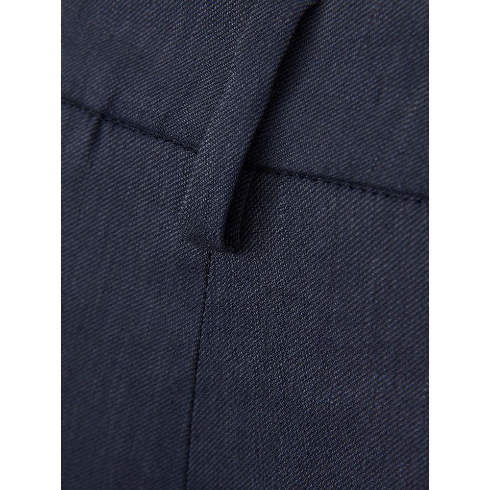 Lardini Chic Blue Linen Trousers LA-111967320013770-IT40|S