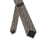 Giorgio Armani Black And White Silk Ties & Bowty GIAR-788166720013799