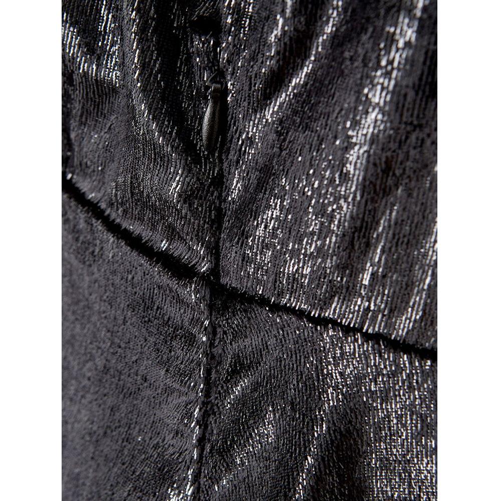 Lardini Elegant Polyester Black Dress LA-1165676-IT40|S