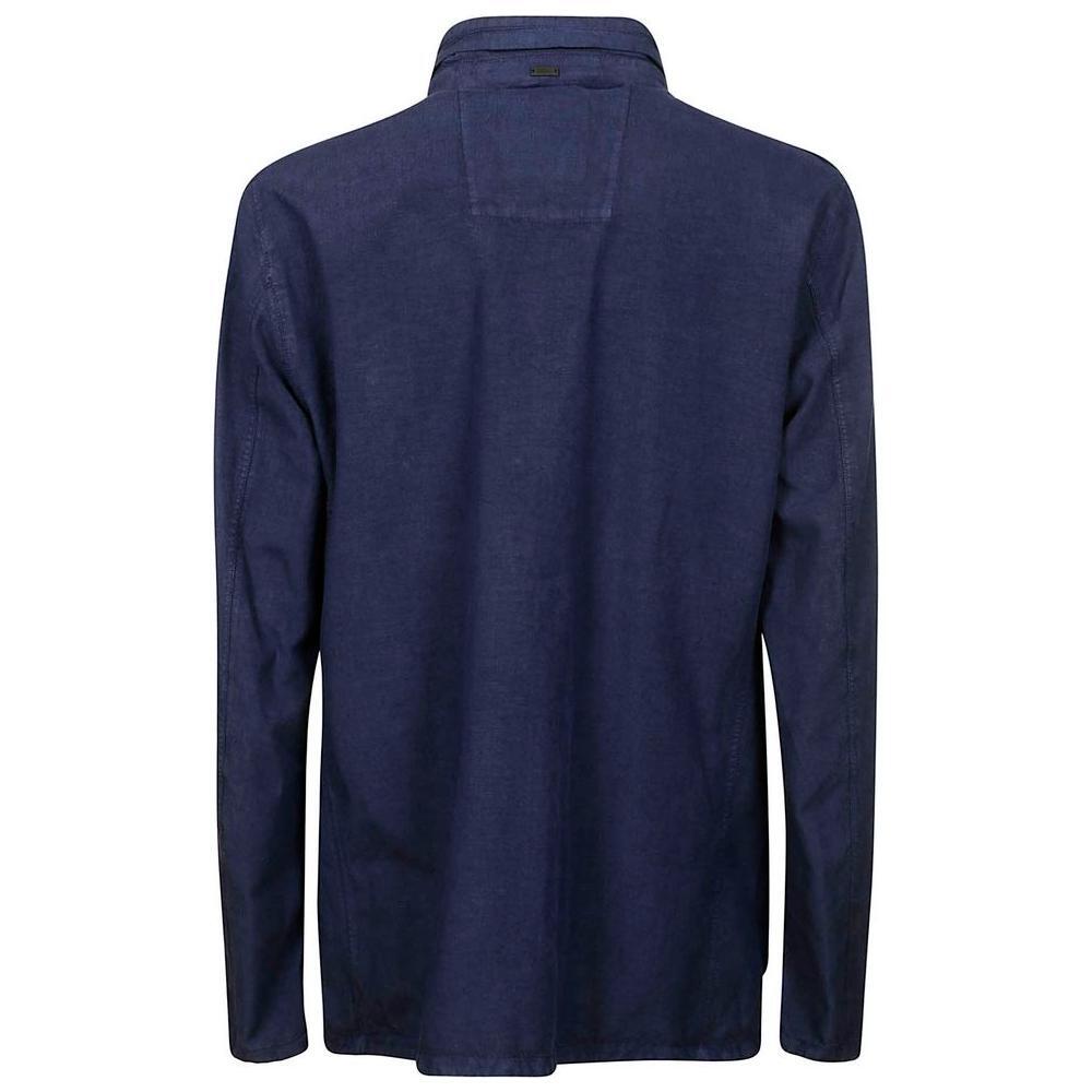 Herno Blue Linen Jacket HE-14920-IT50 | L
