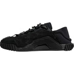 Dolce & Gabbana Black Nylon Low Top NS1 Sneakers Shoes