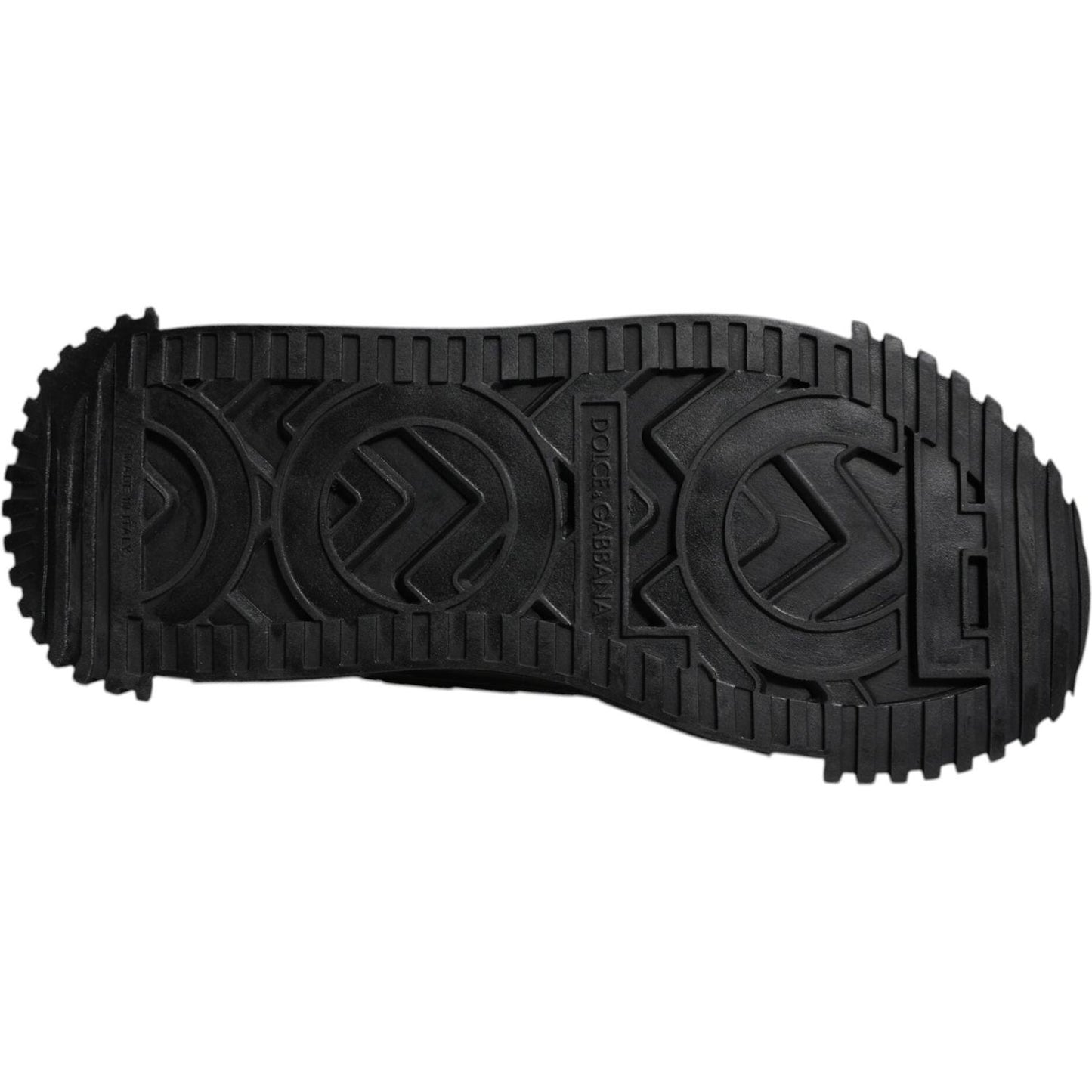 Dolce & Gabbana Black Nylon Low Top NS1 Sneakers Shoes