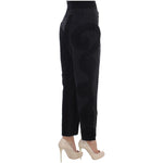 Dolce & Gabbana Black Cotton Stretch Torero Capris Pants SIG20002-4