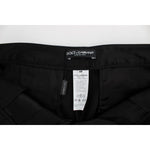 Dolce & Gabbana Black Cotton Stretch Torero Capris Pants SIG20002-4