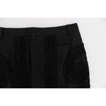 Dolce & Gabbana Black Cotton Stretch Torero Capris Pants SIG20002-4