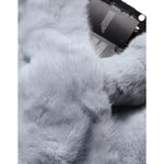 Dolce & Gabbana Powder Blue Mink Fur Neck Warmer Scarf MS7120