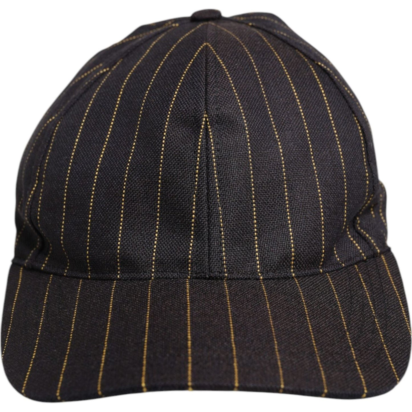 Dolce & Gabbana Brown Stripes Cotton 6 Panels Baseball Cap HAT9721-58