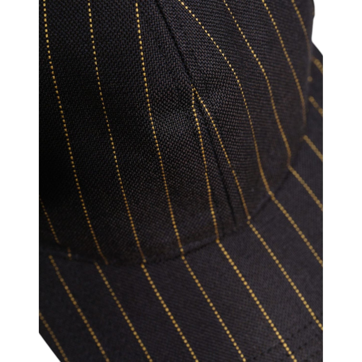 Dolce & Gabbana Brown Stripes Cotton 6 Panels Baseball Cap HAT9721-58