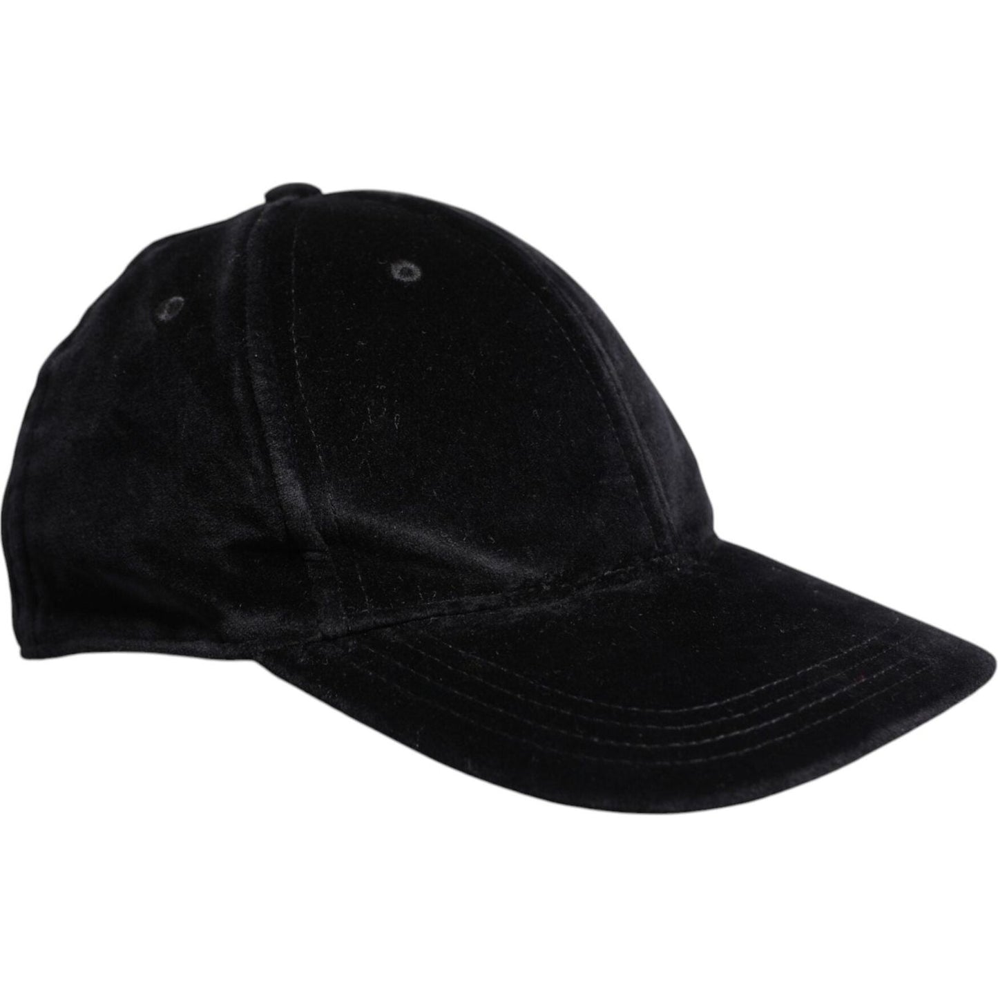 Dolce & Gabbana Black Cotton 6 Panels Baseball Cap HAT9736-57