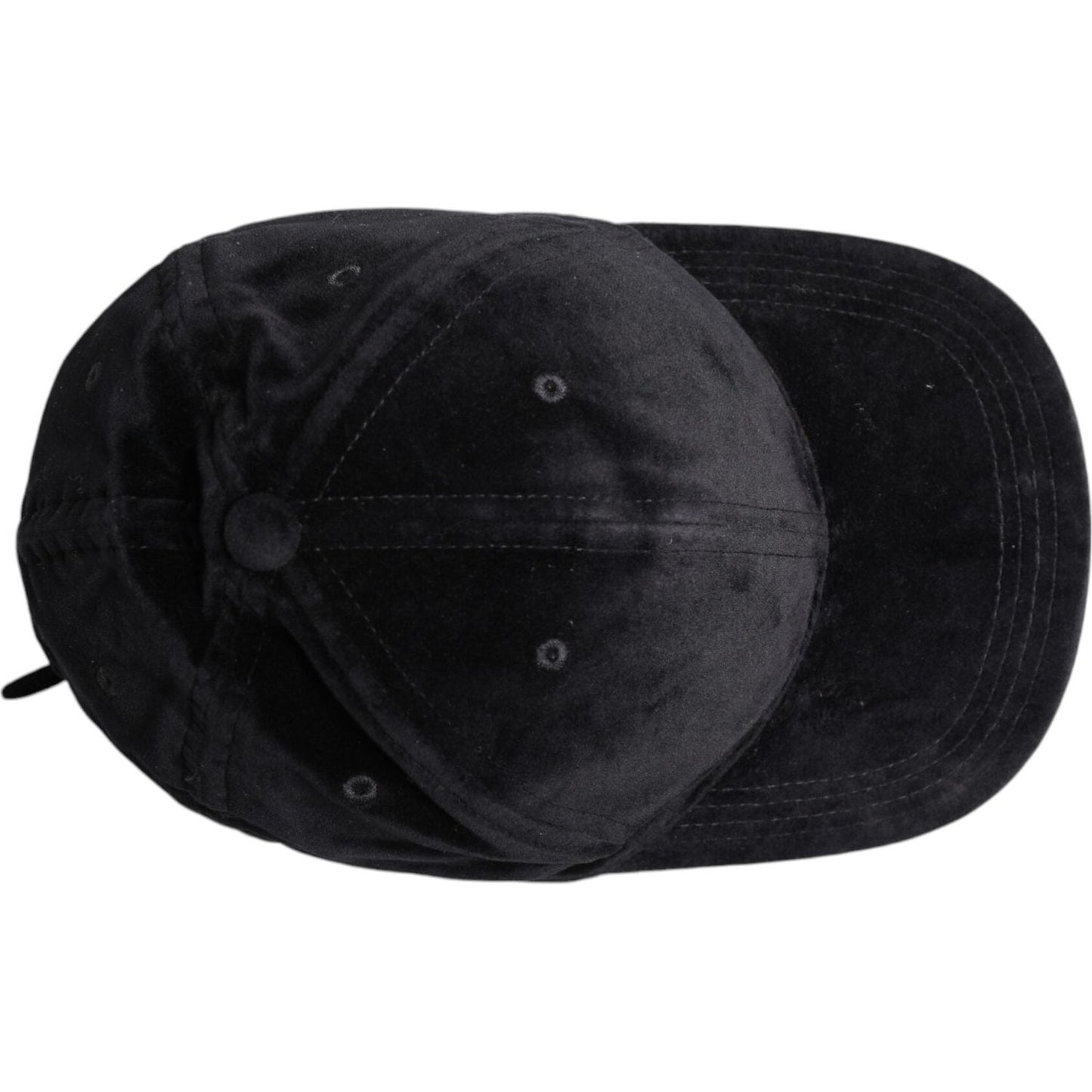 Dolce & Gabbana Black Cotton 6 Panels Baseball Cap HAT9736-57