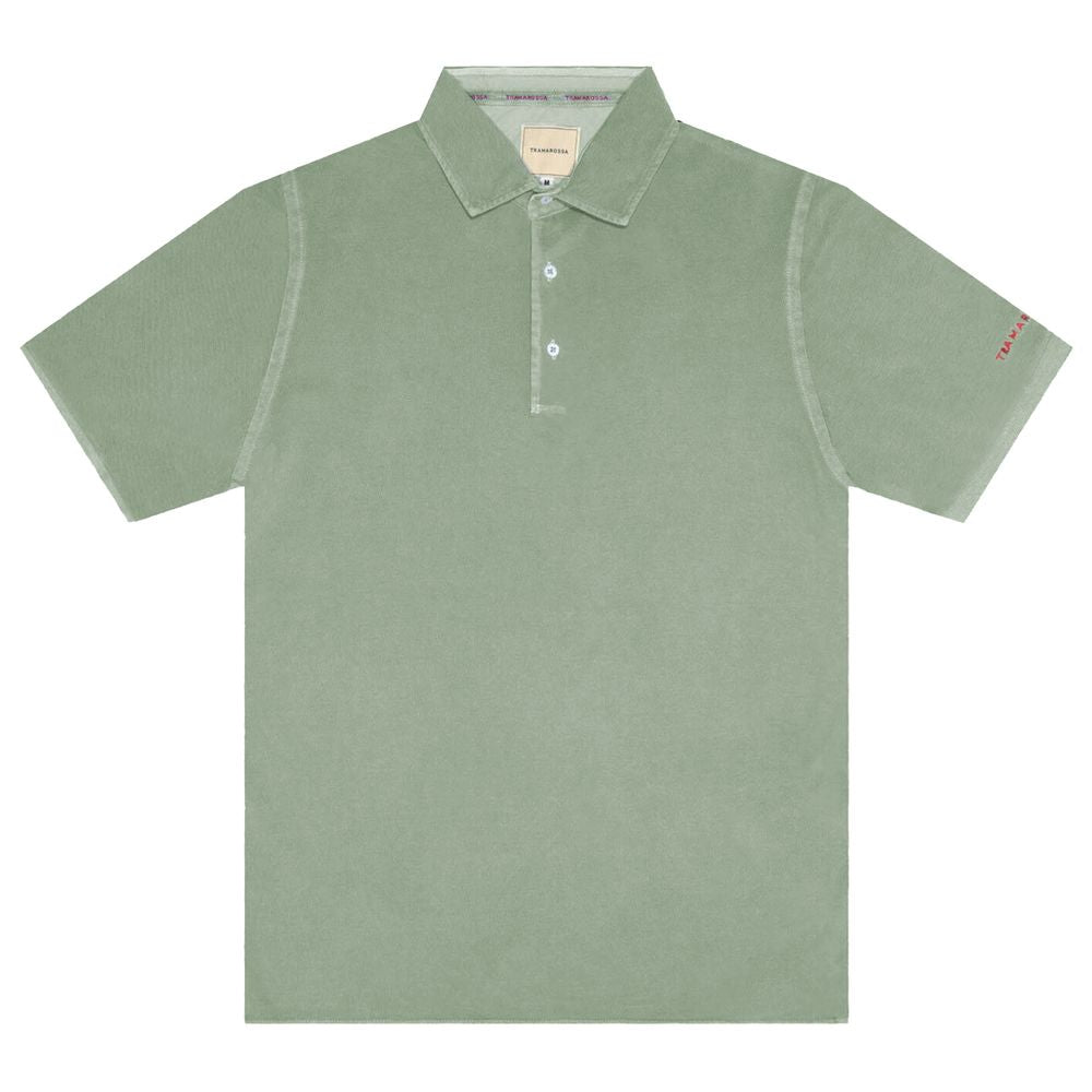 Tramarossa Green Cotton Polo Shirt TR-14958-M