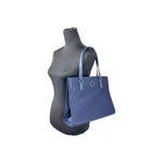 Tory Burch Navy Ella Small Nylon Tote Bag Purse 160633 42396
