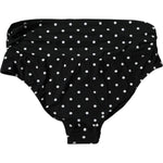 Dolce & Gabbana Black Polka Dot Swimsuit Bikini Bottom Swimwear BIK1945-4