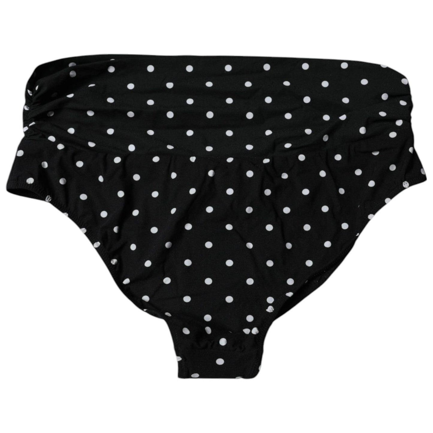 Dolce & Gabbana Black Polka Dot Swimsuit Bikini Bottom Swimwear BIK1945-4